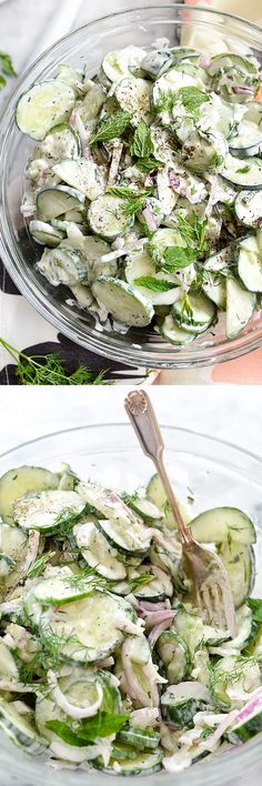 Creamy Yogurt Cucumb