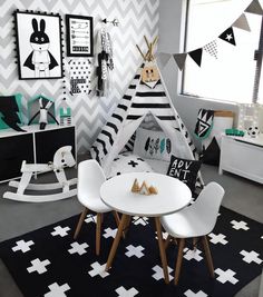 Black and white kids