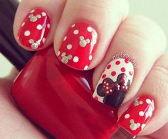 unas disenos Minnie 