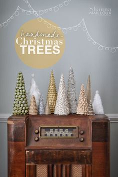 DIY Christmas trees.