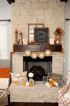 Farmhouse Fall mante