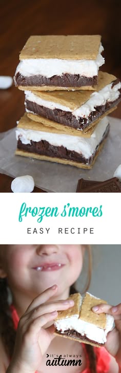 Frozen smores! Laye