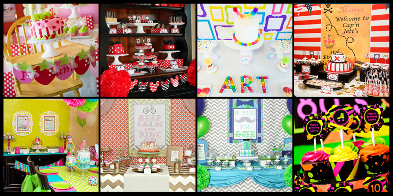 Shop Printable Party Packages 