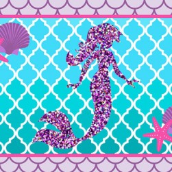 Mermaid Birthday Party Backdrop