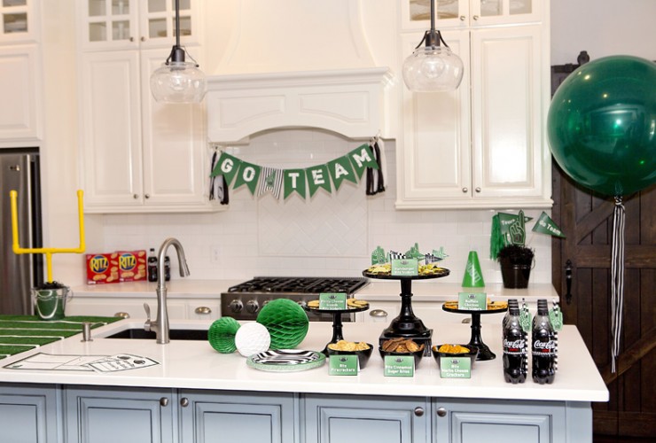 Football Party Recipes + Football Watch Party Ideas + FREE Printables