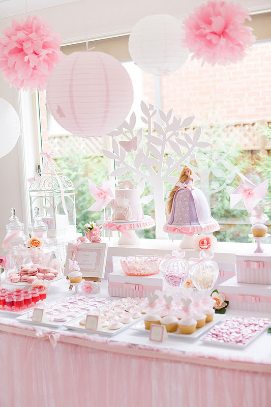 barbie_princess_fairy_enchanted_garden_party_birthday_girl_pink_cake