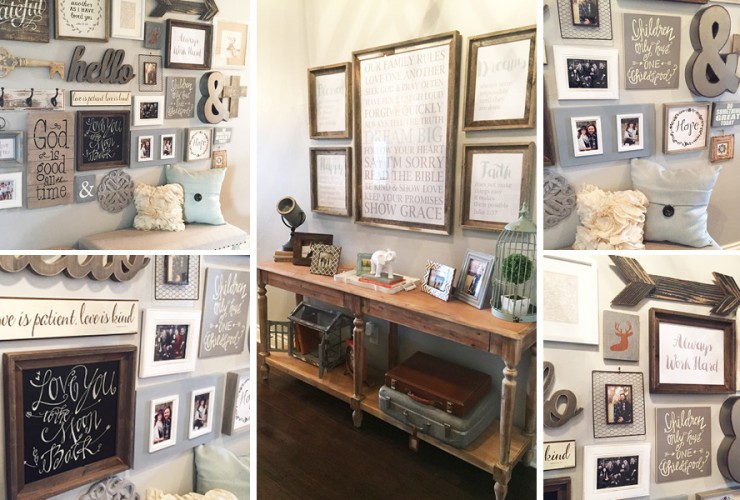 gallery wall horizontal