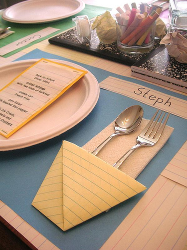 back to school dinner