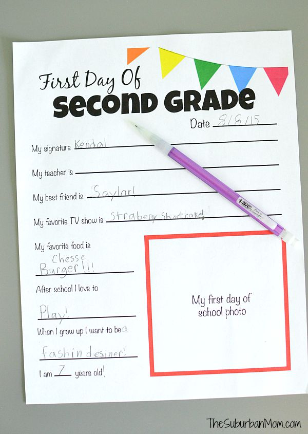 back to school printable