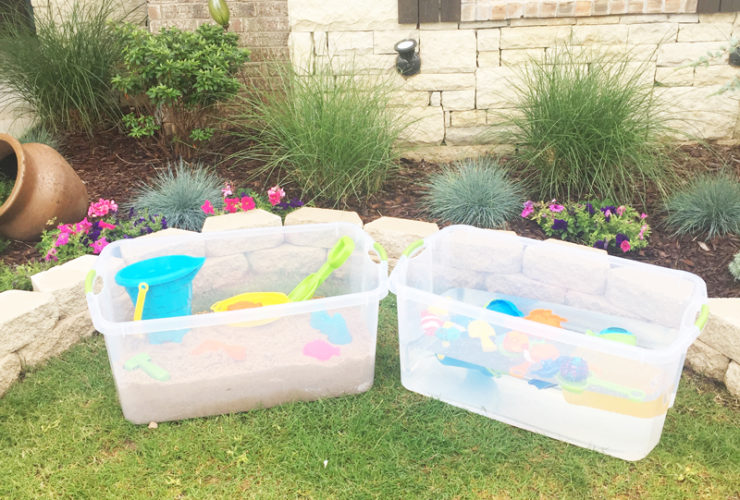 DIY Water And Sand Table Idea