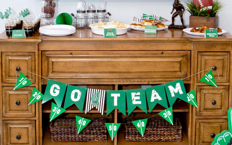 FOOTBALL PARTY IDEAS AND FOOD IDEAS